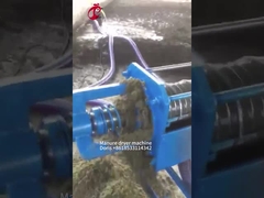 Sistema de procesamiento de estiércol de la máquina de deshidratación de estiércol Máquina seca de estiércol Doris