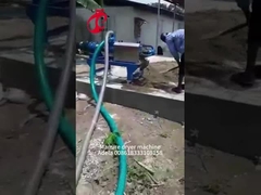 Sistema de procesamiento de estiércol de 2 toneladas ISO, máquina de estiércol de pollo para limpiar el estiércol Adela