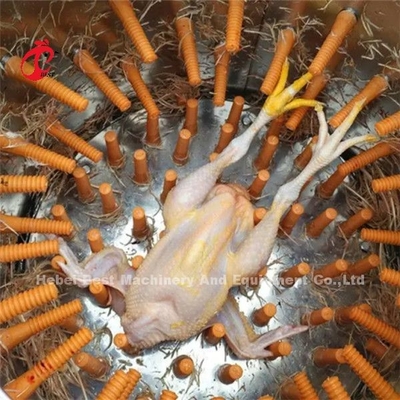 Pájaros automáticos de la máquina 180 del retiro de la pluma del pollo por hora y 500 pájaros por el Ada de la hora
