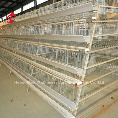 2.8mm-3.5mm Diámetro del alambre de la jaula Sistema de jaula para la cría de aves de corral para una alta eficiencia Adela