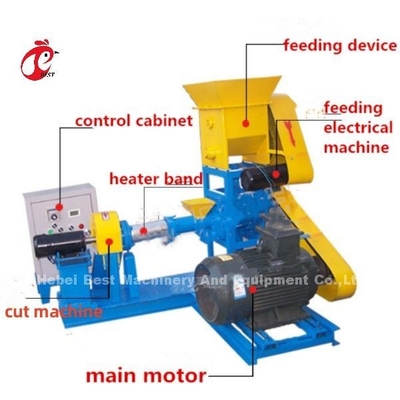 Máquina de alimentación flotante para peces para bagres acuáticos Feeds Doris