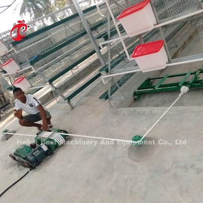 tipo máquina del raspador de 220V 380V del retiro del abono para la estrella de la casa de pollo de las aves de corral