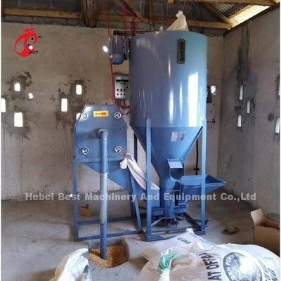 máquina llena del molino de alimentación automática 380V con la estrella de For Chicken Feed del mezclador y de la amoladora