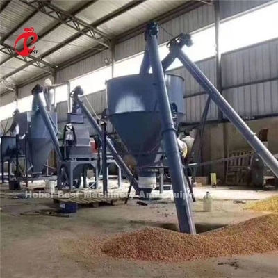 Máquina del molino de alimentación del martillo con la trituradora y mezclador para el Ada de la granja 220V 6KW de las aves de corral