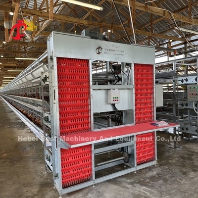 Jaula de batería de acero del pollo Q235 para el iris de encargo del tamaño de la granja avícola
