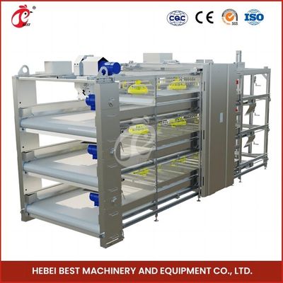 Caliente galvanizado tipo H Broiler Cage Tratamiento de superficie de plata para la cría de aves de corral Rosa