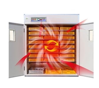 Huevo automático industrial que trama la ventana panorámica de la Doble-capa de la incubadora 220v