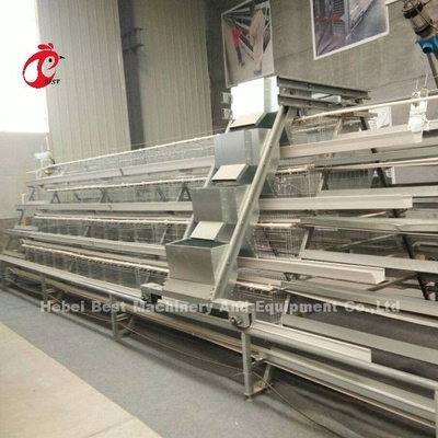 Sistema de alimentación 1.5KW 380V Doris de las aves de corral de la jaula semi automática de la capa