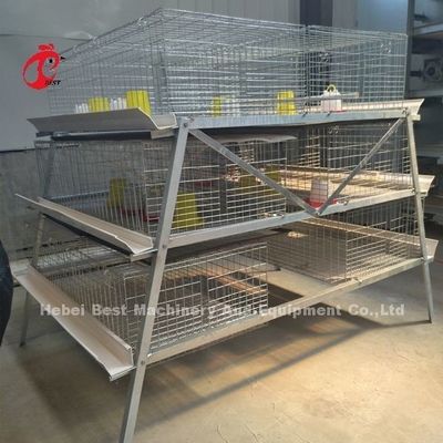 Un tipo de jaula de batería de pollos galvanizado de alta resistencia Iris de jaula de pollos