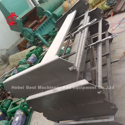 Máquina de proceso inútil del pollo de 3 raspadores, ruedas Doris del raspador 8 del abono del pollo