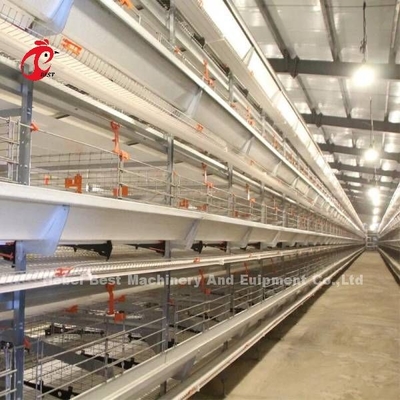 Tipo equipo de la batería de granja avícola de la capa con la máquina de alimentación automática 9 gradas Mia