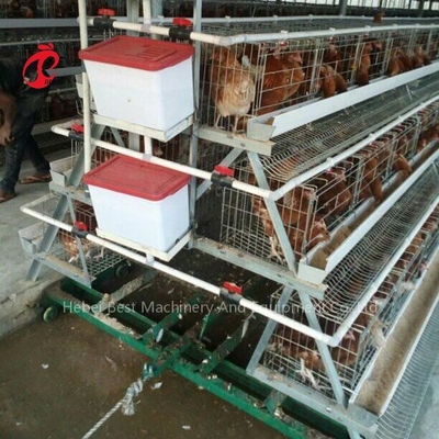El abono del raspador del abono de las aves de corral del sistema de la jaula que limpia 3 tipos irisa