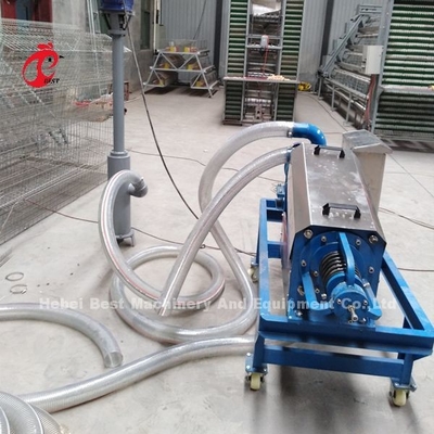 Raspador reciclado del sistema de proceso del abono de 380V 8kw para el iris de la granja avícola