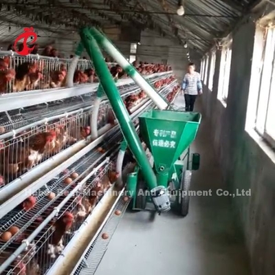 Sistema de proceso de alimentación de la granja avícola 220v, iris modificado para requisitos particulares de la carretilla de la alimentación de las aves de corral
