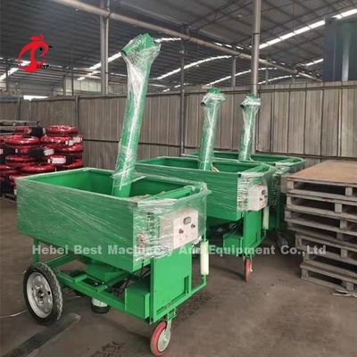 Sistema de proceso de alimentación de la granja avícola 220v, iris modificado para requisitos particulares de la carretilla de la alimentación de las aves de corral