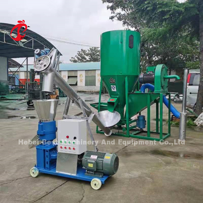 Amoladora Feed Processing System 3kw del mezclador de la alimentación 0,5 toneladas para el ganado Emily