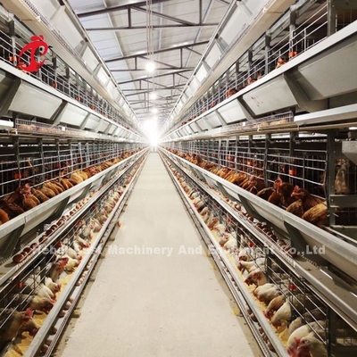 Automático personalizar capa estable granja de aves de corral jaula batería mayor tamaño rosa
